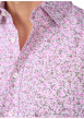 Thumbnail Chemise en coton biologique taupe à motifs floraux avec une coupe droite - Image 3