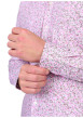 Thumbnail Chemise en coton biologique taupe à motifs floraux avec une coupe droite - Image 4