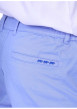 Thumbnail Pantalon chino en coton bleu ciel uni avec une coupe ajustée - Image 4