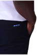 Thumbnail Pantalon chino en coton bleu marine uni avec une coupe ajustée - Image 3