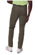 Thumbnail Pantalon chino en coton kaki uni avec une coupe ajustée et une taille élastiquée - Image 2