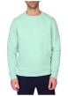 Thumbnail Sweat vert d'eau uni avec une coupe droite et un col rond