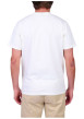 Thumbnail T-shirt en coton biologique blanc à imprimé avec une coupe droite - Image 2