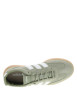 Thumbnail Baskets en cuir vert avec un revêtement doux à talon plat avec des lacets - Image 4