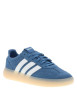 Thumbnail Baskets en cuir bleu à talon plat avec des lacets et un revêtement doux - Image 3