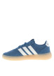 Thumbnail Baskets en cuir bleu à talon plat avec des lacets et un revêtement doux - Image 2