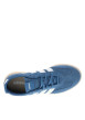 Thumbnail Baskets en cuir bleu à talon plat avec des lacets et un revêtement doux - Image 4