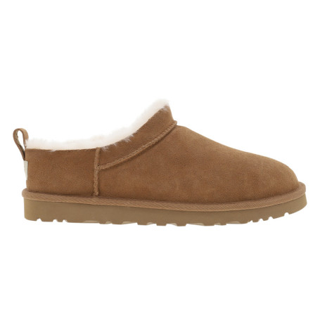 Mules naturelles en cuir avec un talon plat et...