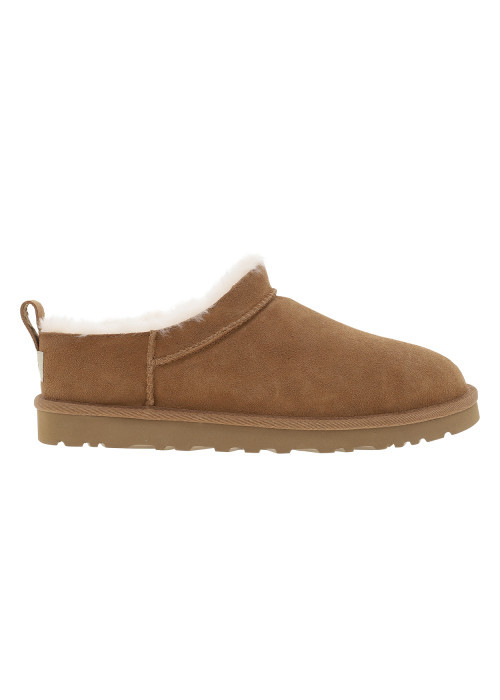 Mules naturelles en cuir avec un talon plat et...