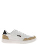 Thumbnail Baskets blanches à talon plat avec des lacets et logo brodé sur le côté