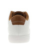 Thumbnail Tennis blanches à talon plat avec des lacets et logo embossé - Image 6