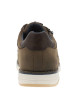 Thumbnail Baskets taupe à talon plat avec des lacets et un zip latéral - Image 6