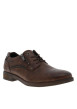 Thumbnail Derbies marron à talon décroché bas avec des lacets et un zip latéral - Image 3