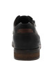 Thumbnail Baskets noires à talon plat avec lacets et zip latéral décoratif - Image 6