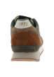 Thumbnail Baskets running Brit Must M en cuir kaki à talon plat avec des lacets - Image 6