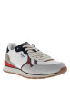 Thumbnail Baskets running en cuir blanches avec un talon plat et des lacets - Image 3