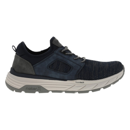 Sneakers bleu marine avec un talon plat et...