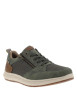 Thumbnail Sneakers kaki à talon plat avec des lacets et un zip latéral - Image 3