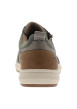 Thumbnail Sneakers kaki à talon plat avec des lacets et un zip latéral - Image 6