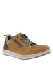 Thumbnail Sneakers jaune à talon plat avec des lacets et un zip latéral - Image 3
