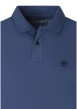 Thumbnail Polo en coton indigo uni pourvu d'une coupe droite et d'un col boutonné - Image 3