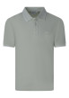 Thumbnail Polo en coton vert d'eau pourvu d'un col boutonné et de manches courtes