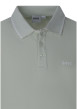 Thumbnail Polo en coton vert d'eau pourvu d'un col boutonné et de manches courtes - Image 3