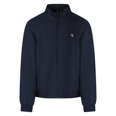 Blouson marine à coupe ajustée pourvu d'un col...