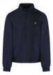 Thumbnail Blouson marine à coupe ajustée pourvu d'un col montant zippé