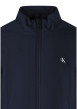 Thumbnail Blouson marine à coupe ajustée pourvu d'un col montant zippé - Image 3