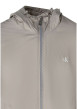 Thumbnail Blouson beige à coupe ajustée pourvu d'un col à capuche avec cordon de serrage - Image 3