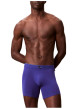 Thumbnail Lot de 3 boxers longs en coton bleus pourvus d'une ceinture élastiquée - Image 2