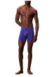 Thumbnail Lot de 3 boxers longs en coton bleus pourvus d'une ceinture élastiquée - Image 5