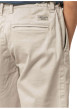 Thumbnail Short chino en coton écru uni pourvu de multiples poches et d'une coupe droite - Image 4