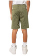 Thumbnail Short chino en coton kaki uni pourvu de multiples poches et d'une coupe droite - Image 2