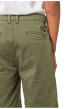 Thumbnail Short chino en coton kaki uni pourvu de multiples poches et d'une coupe droite - Image 4