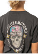 Thumbnail T-shirt en coton noir uni pourvu d'une coupe droite et d'un col rond - Image 4