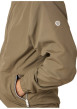 Thumbnail Veste imperméable kaki unie pourvue d'une coupe droite et d'une capuche - Image 4