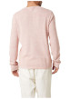 Thumbnail Pull en coton corail uni pourvu d'une coupe droite et d'un col rond - Image 2