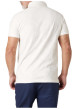 Thumbnail Polo en coton blanc uni pourvu d'une coupe droite et d'un col boutonné - Image 2