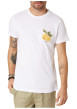 Thumbnail T-shirt en coton blanc uni pourvu d'une coupe droite et de manches courtes