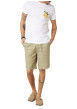Thumbnail T-shirt en coton blanc uni pourvu d'une coupe droite et de manches courtes - Image 3