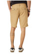 Thumbnail Short chino en coton beige uni pourvu de passants pour la ceinture - Image 2