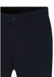 Thumbnail Pantalon chino en coton marine uni pourvu d'une coupe droite - Image 3