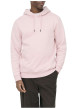 Thumbnail Sweat en coton mélangé rose uni pourvu de manches longues et d'une coupe droite - Image 5