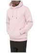 Thumbnail Sweat en coton mélangé rose uni pourvu de manches longues et d'une coupe droite - Image 6