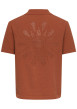 Thumbnail Chemise brique unie pourvue de manches courtes et d'une coupe droite - Image 2