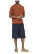 Thumbnail Chemise brique unie pourvue de manches courtes et d'une coupe droite - Image 3