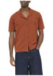 Thumbnail Chemise brique unie pourvue de manches courtes et d'une coupe droite - Image 5