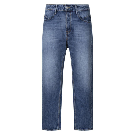 Jean Hobo Anton en coton bleu uni pourvu de...